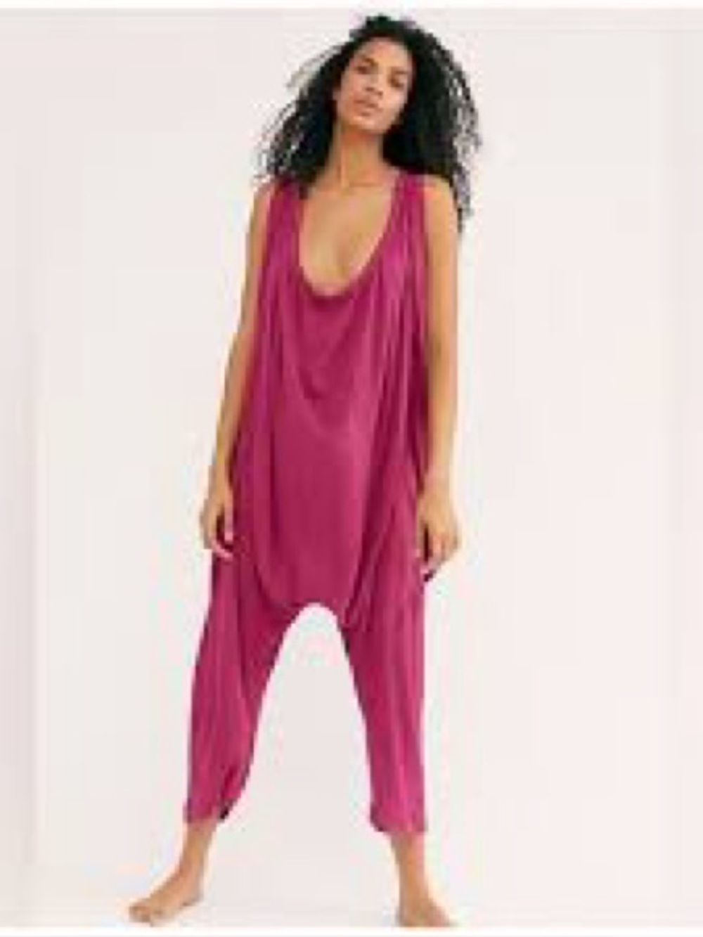Intimately Free People Pink "Eazzzy Lounger" Jumpsuit, O/S